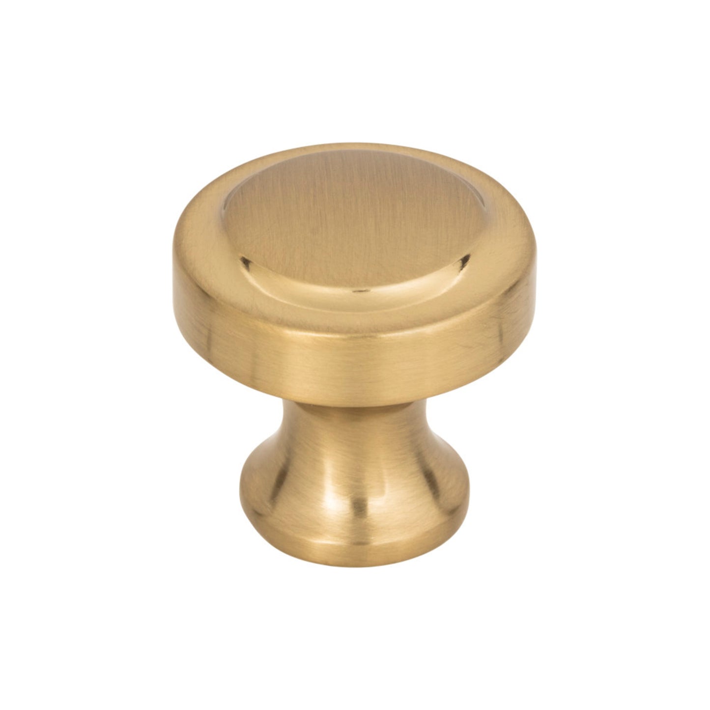 ATLAS A300-WB Bradbury 1 1/4" Diameter Round Knob - Warm Brass