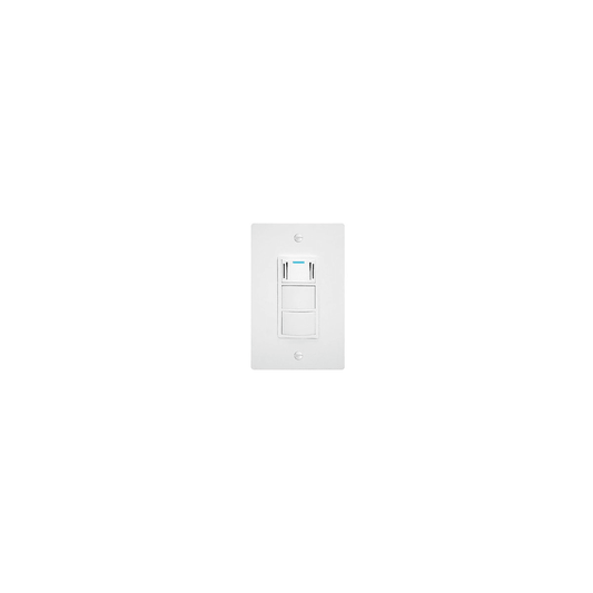 PANASONIC FV-WCCS2-W Humidity and Condensation Wall Control with Countdown Timer, On/Off/Light, moisture sensitivity selector, adjustable minutes per hour fan timer, White, wall plate included.