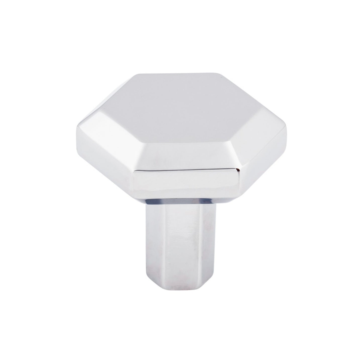 TOP KNOBS TK791PC Lydia 1 1/8" Length Square Knob - Polished Chrome