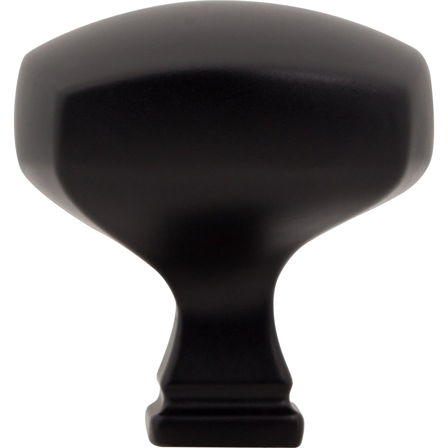 JEFFREY ALEXANDER 278L-MB Audrey 1-3/8" Diameter Square Knob - Matte Black