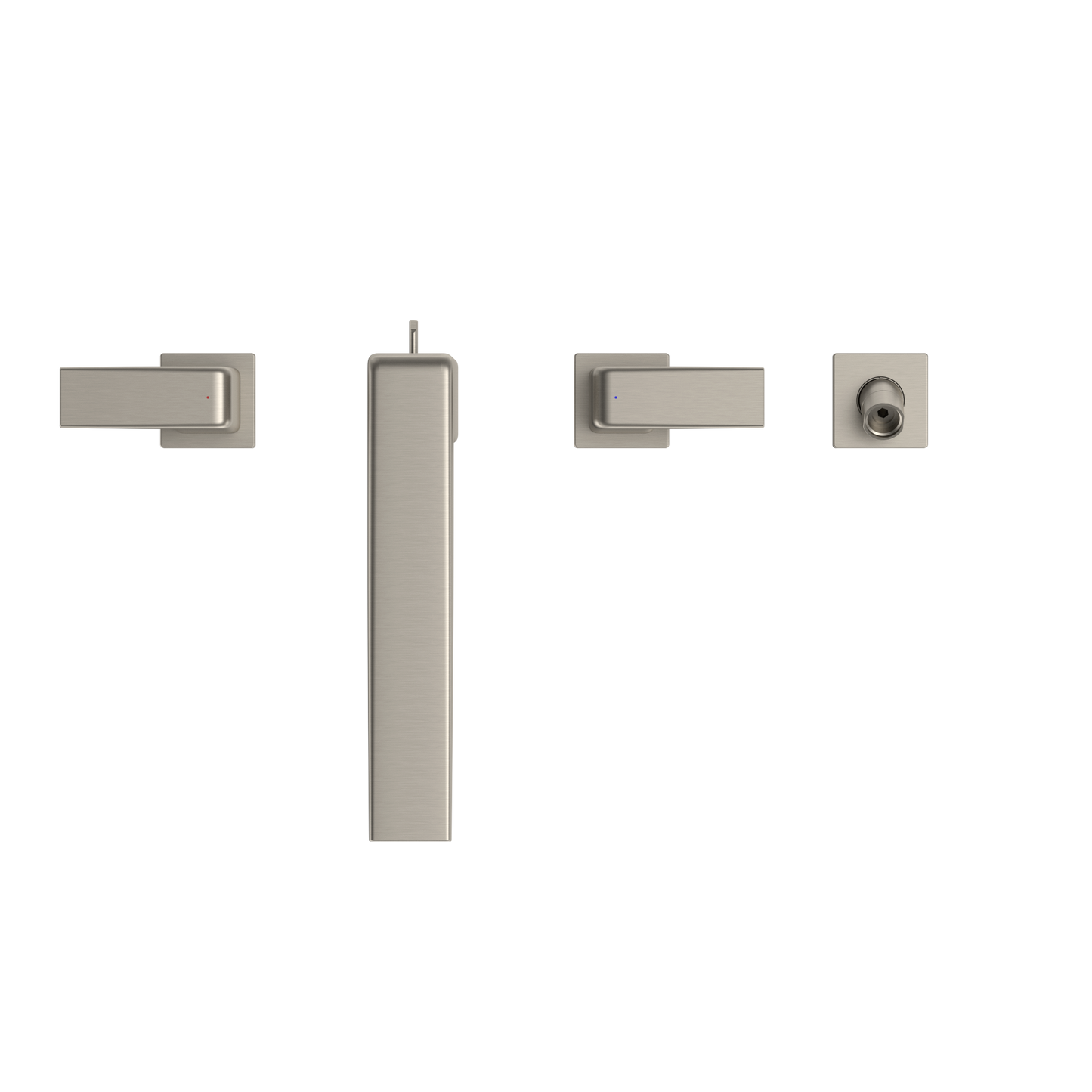 TOTO TBG10202U#BN Gb Two-Handle Deck-Mount Roman Tub Filler Trim With Handshower - Brushed Nickel
