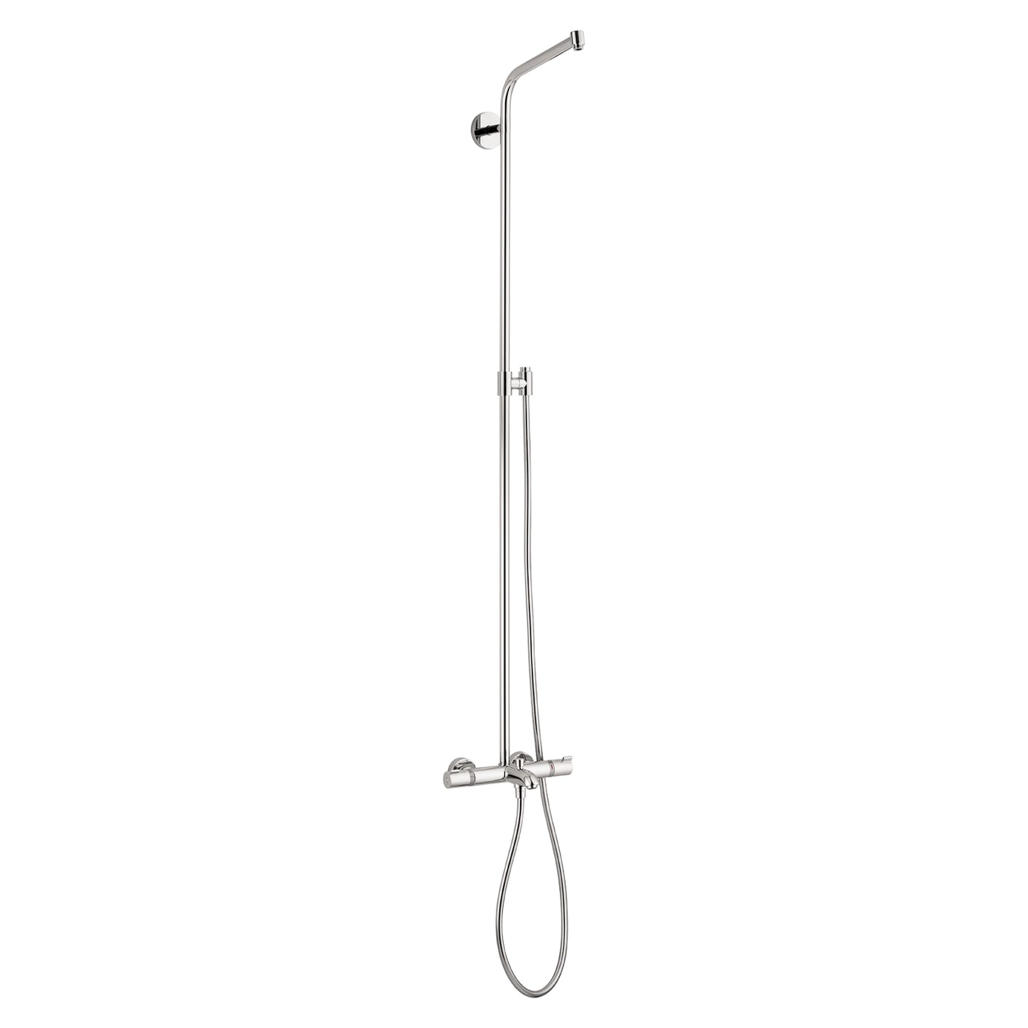 HANSGROHE 04869000 Crometta Showerpipe with Tub Filler without Shower Components - Chrome