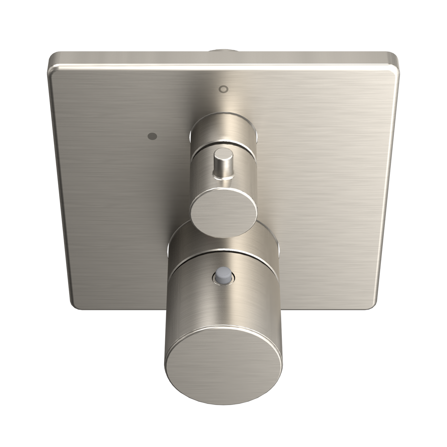 TOTO TBV02403U#BN Square Thermostatic Mixing Valve With Volume Control Shower Trim - Brushed Nickel