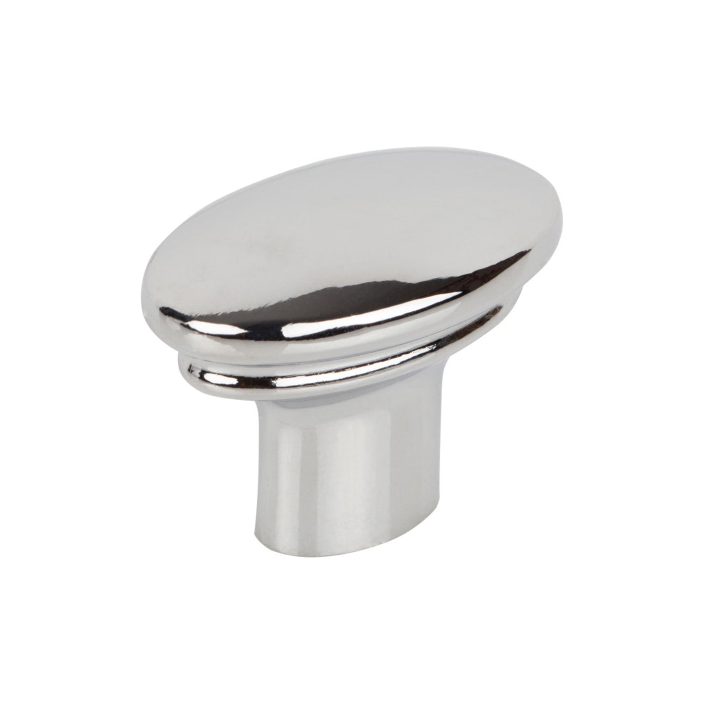 TOP KNOBS TK3051PC Julian 1 3/8" Length Oval Knob - Polished Chrome