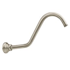 MOEN S113BN Waterhill Brushed Nickel 14" Shower Arm In Brushed Nickel (BN)