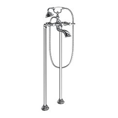 MOEN S22110 Weymouth Two-Handle Tub Filler Includes Hand Shower - Chrome