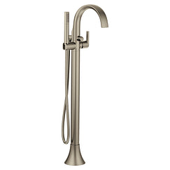 MOEN S3105BN Doux One-Handle Tub Filler Includes Hand Shower - Brushed Nickel