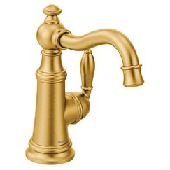 MOEN S62101BG Weymouth One-Handle Kitchen Faucet In Brushed Gold