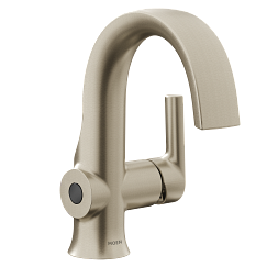 MOEN S6910EWBN Doux One-Handle Bathroom Faucet In Brushed Nickel
