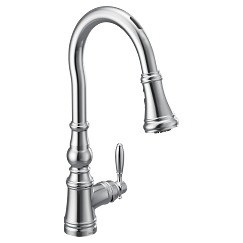 MOEN S73004EV2C Weymouth One-Handle Pulldown Kitchen Faucet In Chrome