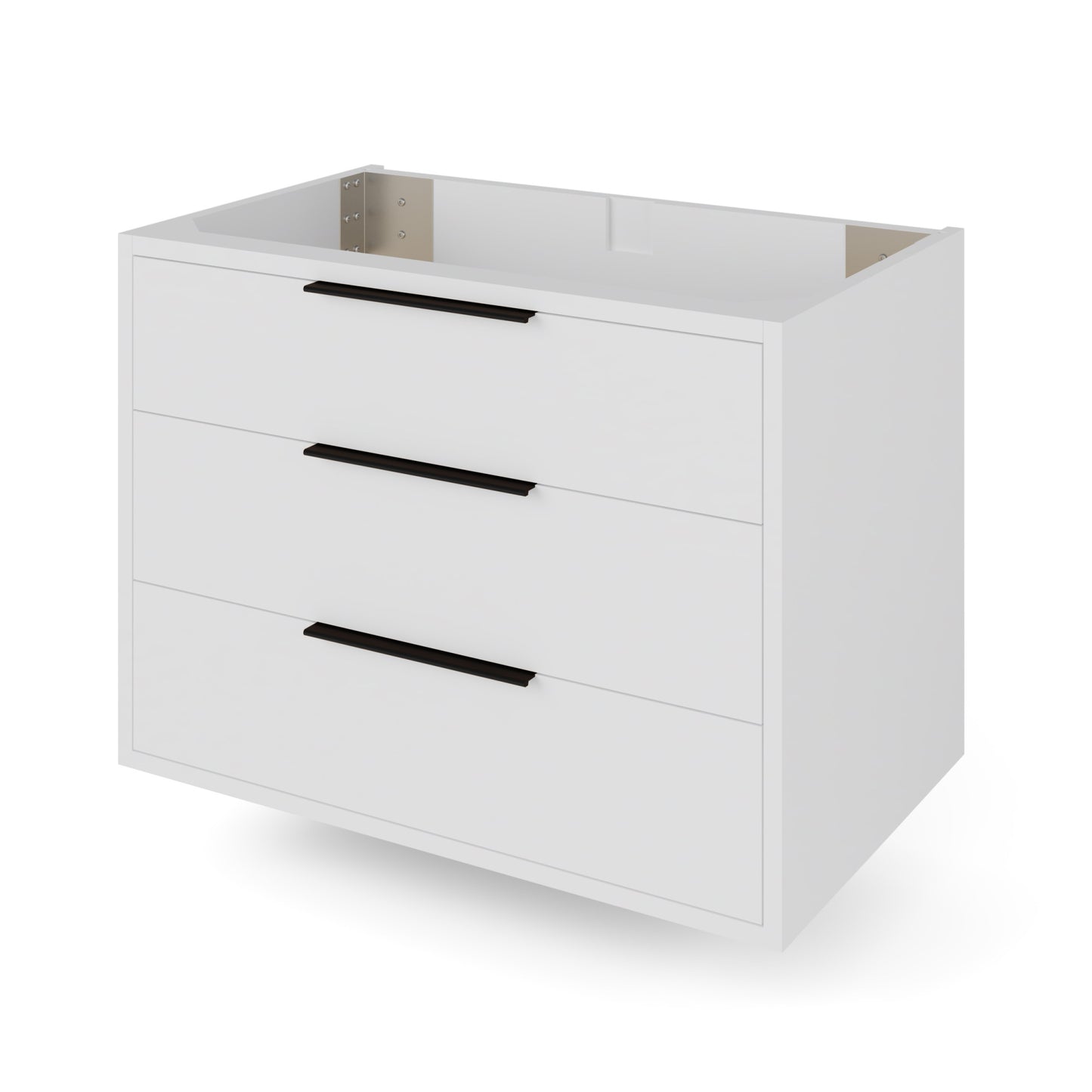 JEFFREY ALEXANDER VN2GAR-30-WH-NT 30" White Gardner Vanity - White