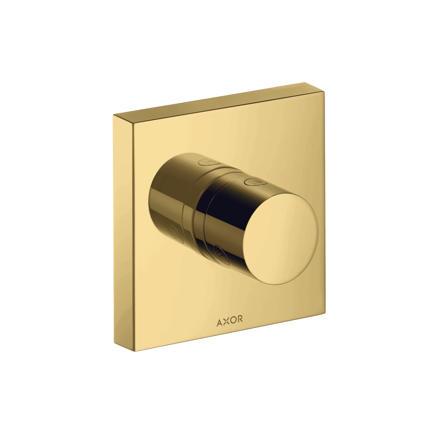 AXOR 10932991 ShowerSolutions Diverter Trim Trio/Quattro 5" x 5" - Polished Gold Optic