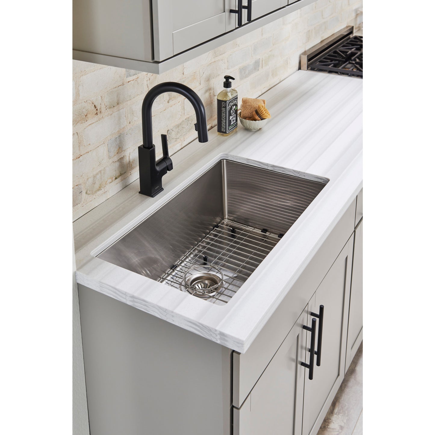 ELEMENTS 206MB Naples 128 mm Center-to-Center Bar Pull - Matte Black