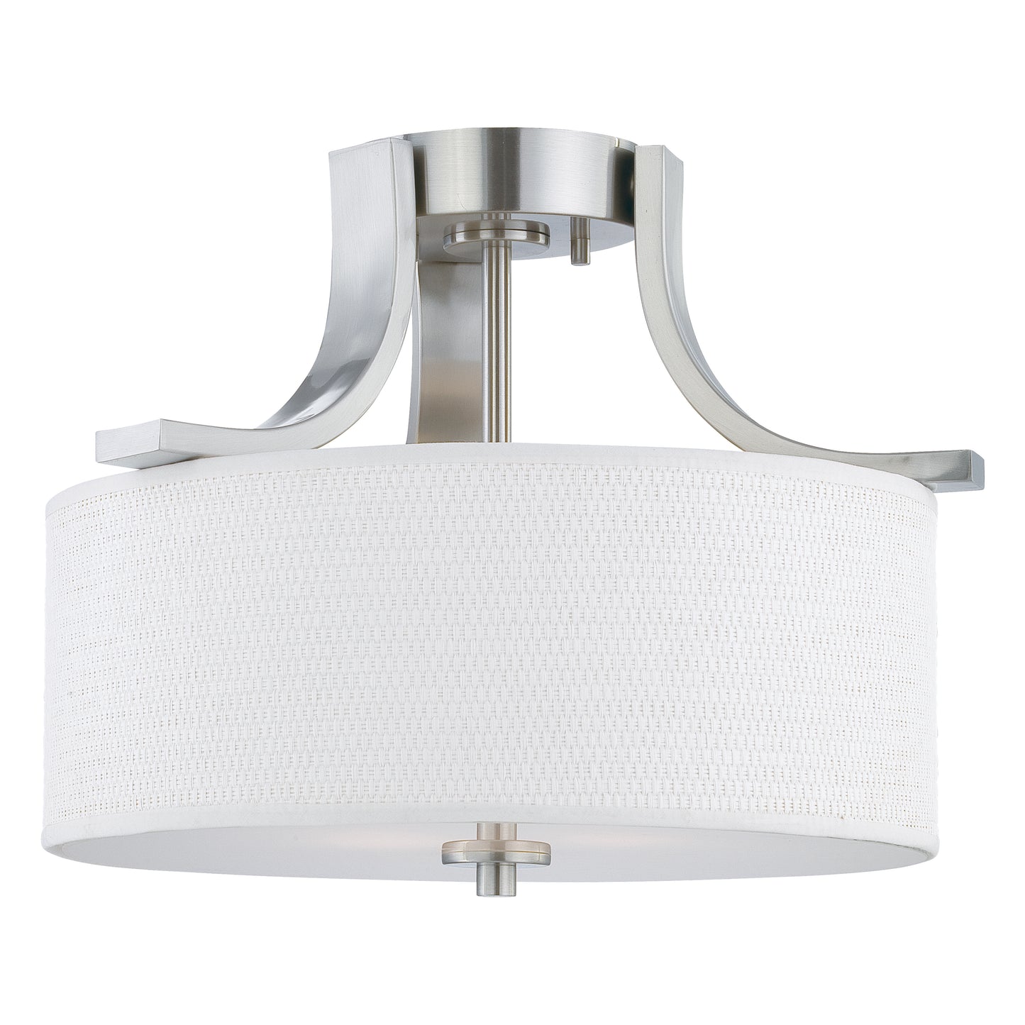 THOMAS SL860978 Pendenza 15.25'' Wide 2-Light Flush Mount - Brushed Nickel