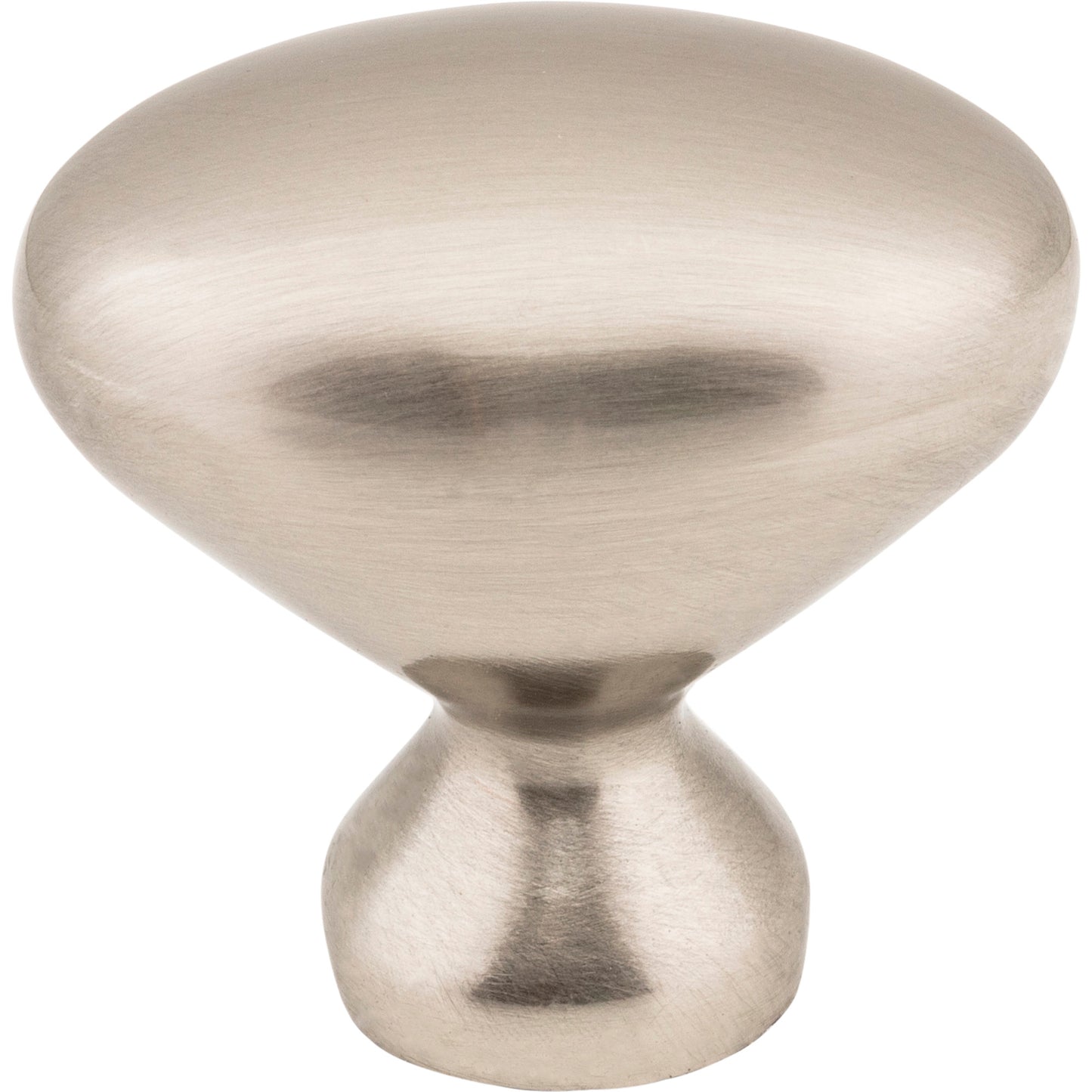 ELEMENTS 897L-SN Merryville 1-1/4" Length Oval Knob - Satin Nickel