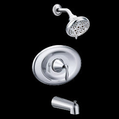 MOEN T2139EP Eva Posi-Temp(R) Tub/Shower In Chrome