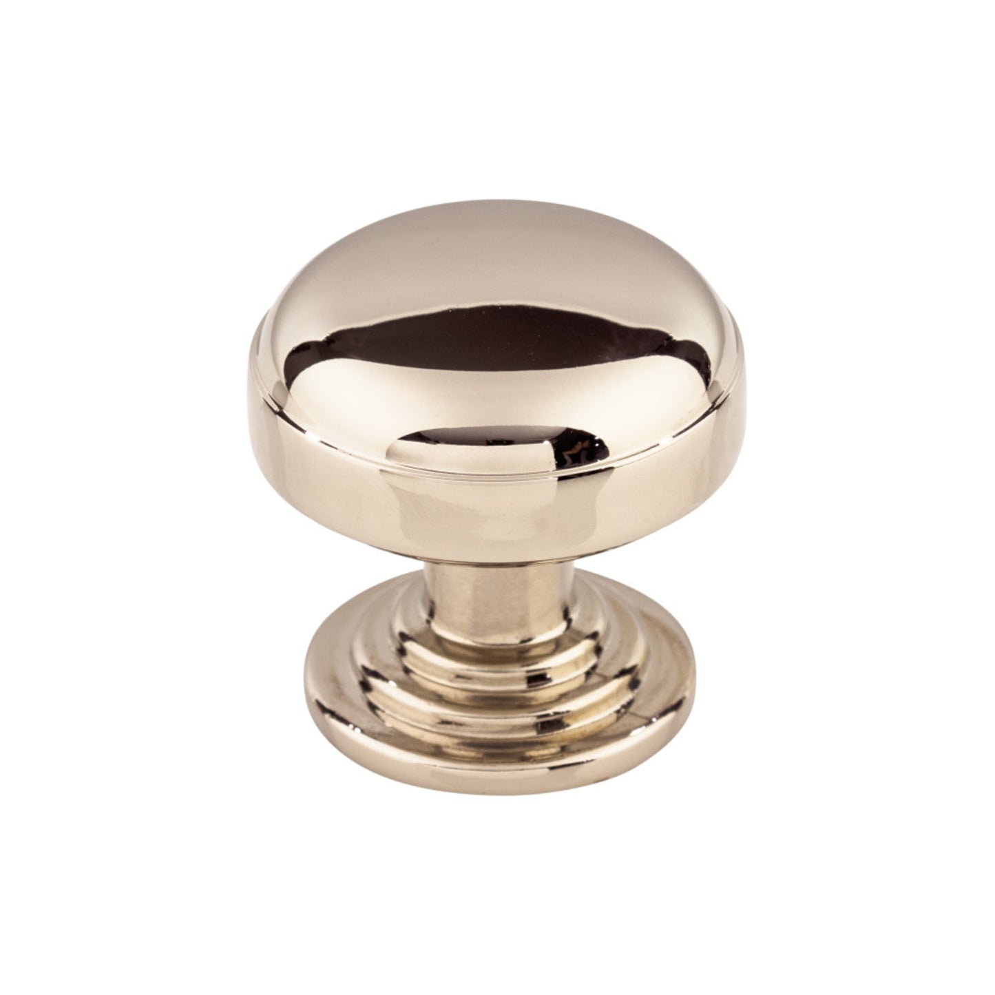 TOP KNOBS TK3000PN Ellis 1 1/4" Length Mushroom Knob - Polished Nickel