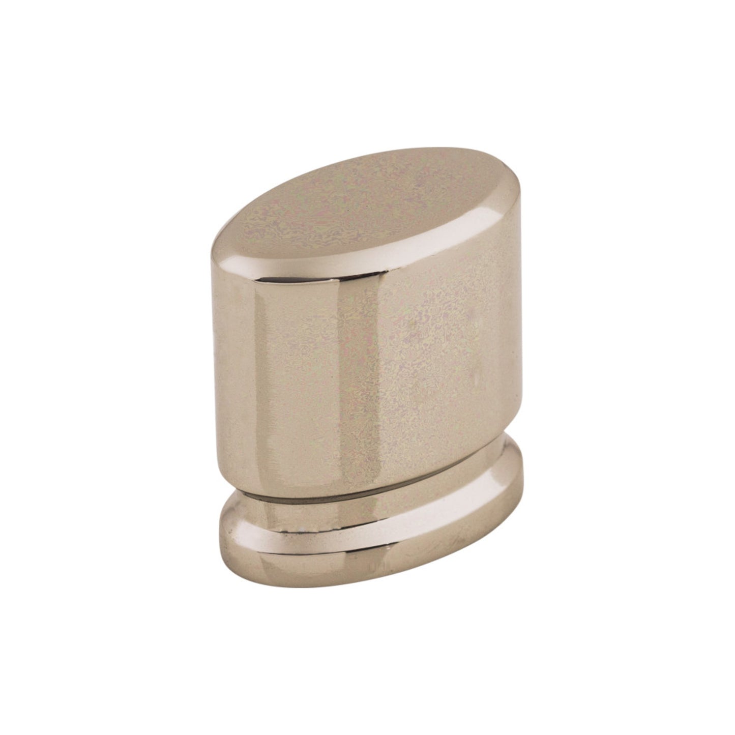 TOP KNOBS TK59PN Oval 1 1/8" Length Oval Knob - Polished Nickel