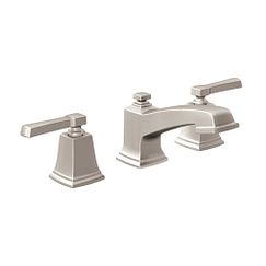 MOEN T6220SRN Boardwalk Two-Handle Bathroom Faucet In Spot Resist Brushed Nickel