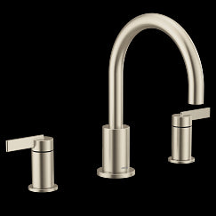 MOEN T6223BN Cia Two-Handle Roman Tub Faucet In Brushed Nickel