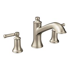 MOEN T683BN Dartmoor Two-Handle Roman Tub Faucet In Brushed Nickel