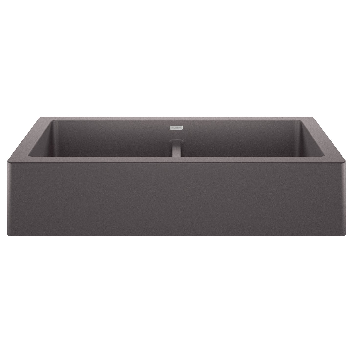 BLANCO 526548 Vintera Vintera SILGRANIT 33" Double Bowl Apron-Front Farmhouse Sink - Cinder in Cinder