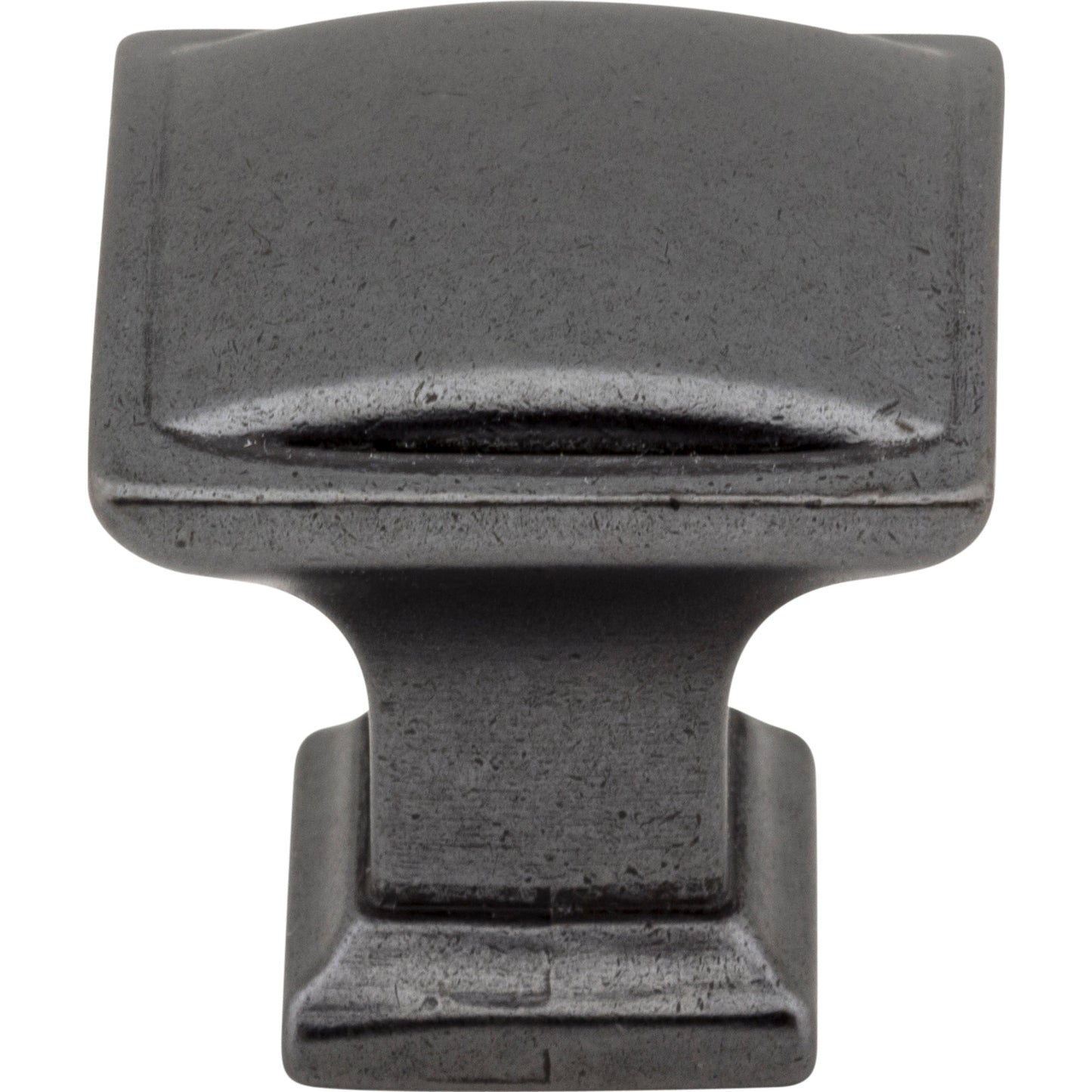 JEFFREY ALEXANDER 435DACM Annadale 1-1/4" Length Square Knob - Gun Metal