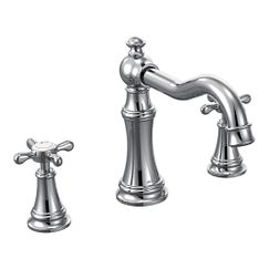 MOEN TS22101 Weymouth Two-Handle Roman Tub Faucet In Chrome