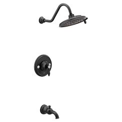 MOEN TS32104BL Weymouth Posi-Temp(R) Tub/Shower In Matte Black