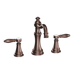 MOEN TS42108ORB Weymouth Two-Handle Bathroom Faucet In Oil Rubbed Bronze