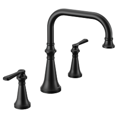 MOEN TS44503BL Colinet Two-Handle Roman Tub Faucet - Matte Black