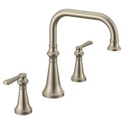 MOEN TS44503BN Colinet Two-Handle Roman Tub Faucet In Brushed Nickel