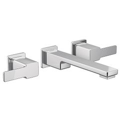 MOEN TS6731 90 Degree Two-Handle Wall Mount Bathroom Faucet - Chrome