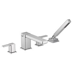 MOEN TS914 90 Degree Two-Handle Roman Tub Faucet Includes Hand Shower In Chrome