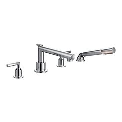 MOEN TS93004 Arris Two-Handle Roman Tub Faucet Includes Hand Shower In Chrome