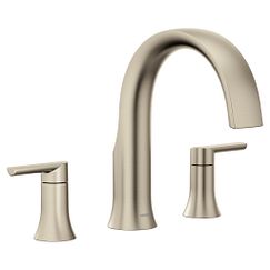MOEN TS983BN Doux Two-Handle Roman Tub Faucet - Brushed Nickel