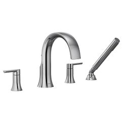 MOEN TS984 Doux Two-Handle Roman Tub Faucet - Chrome