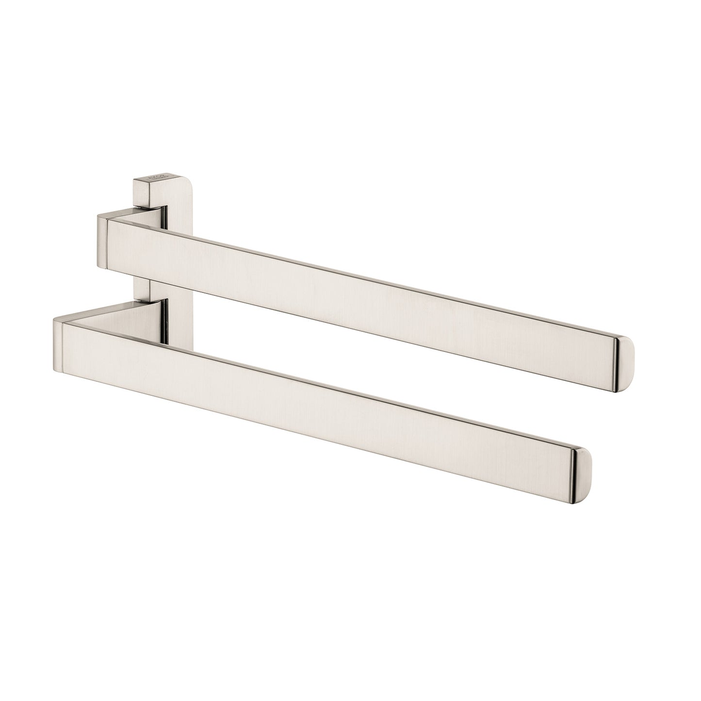 AXOR Universal SoftSquare Dual Towel Bar in Brushed Nickel
