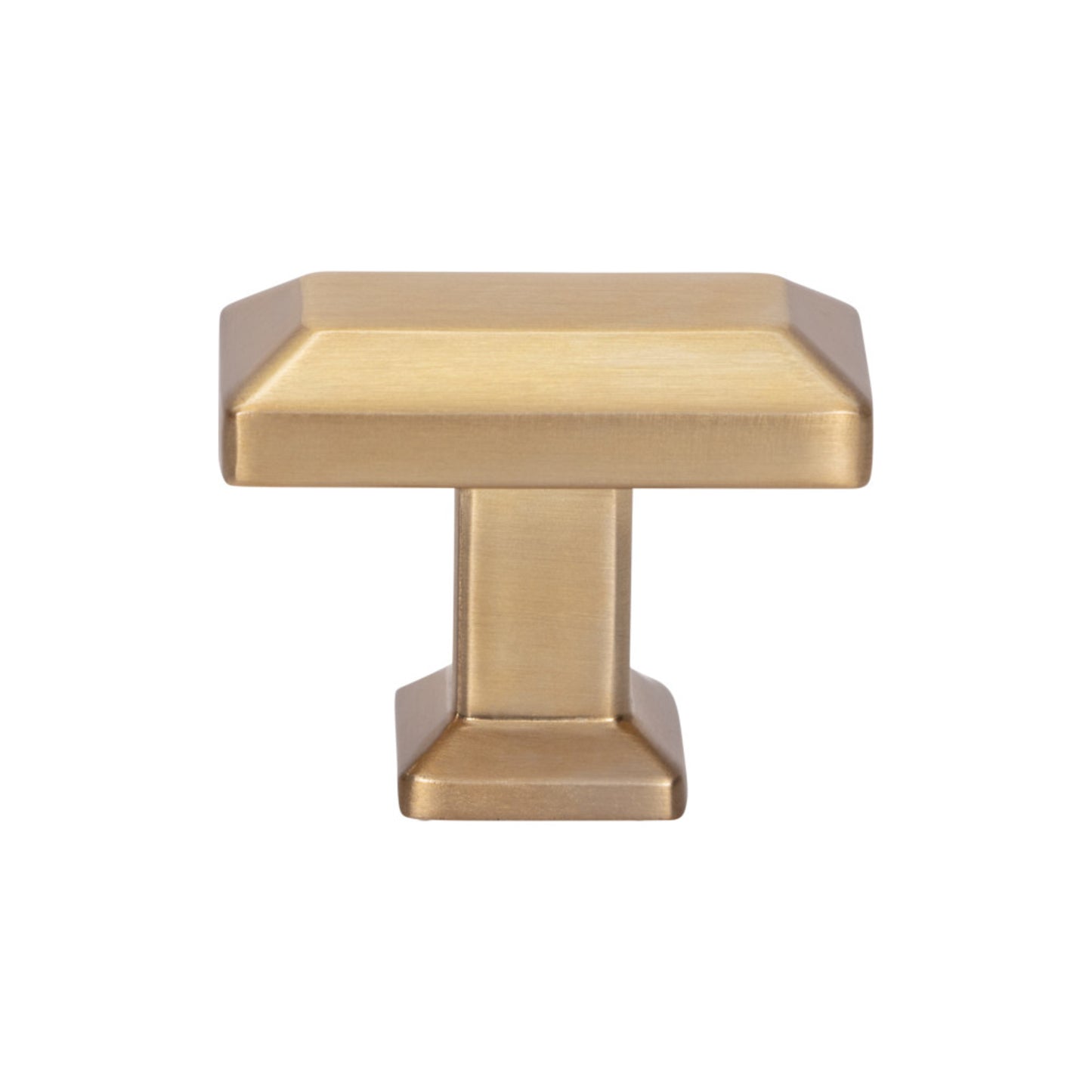 ATLAS A661-WB Sweetbriar Lane 1 3/8" Length Rectangle Knob - Warm Brass