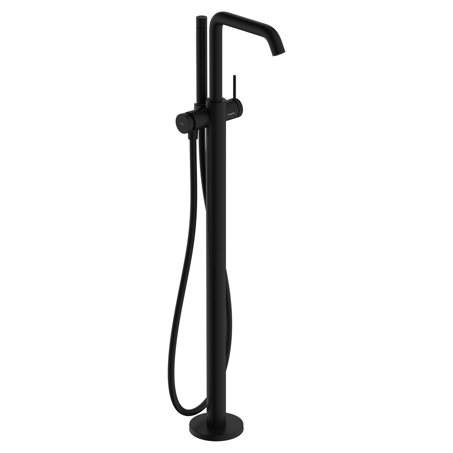 HANSGROHE 73440671 Tecturis S Freestanding Tub Filler with 1.75 GPM Handshower in Matte Black