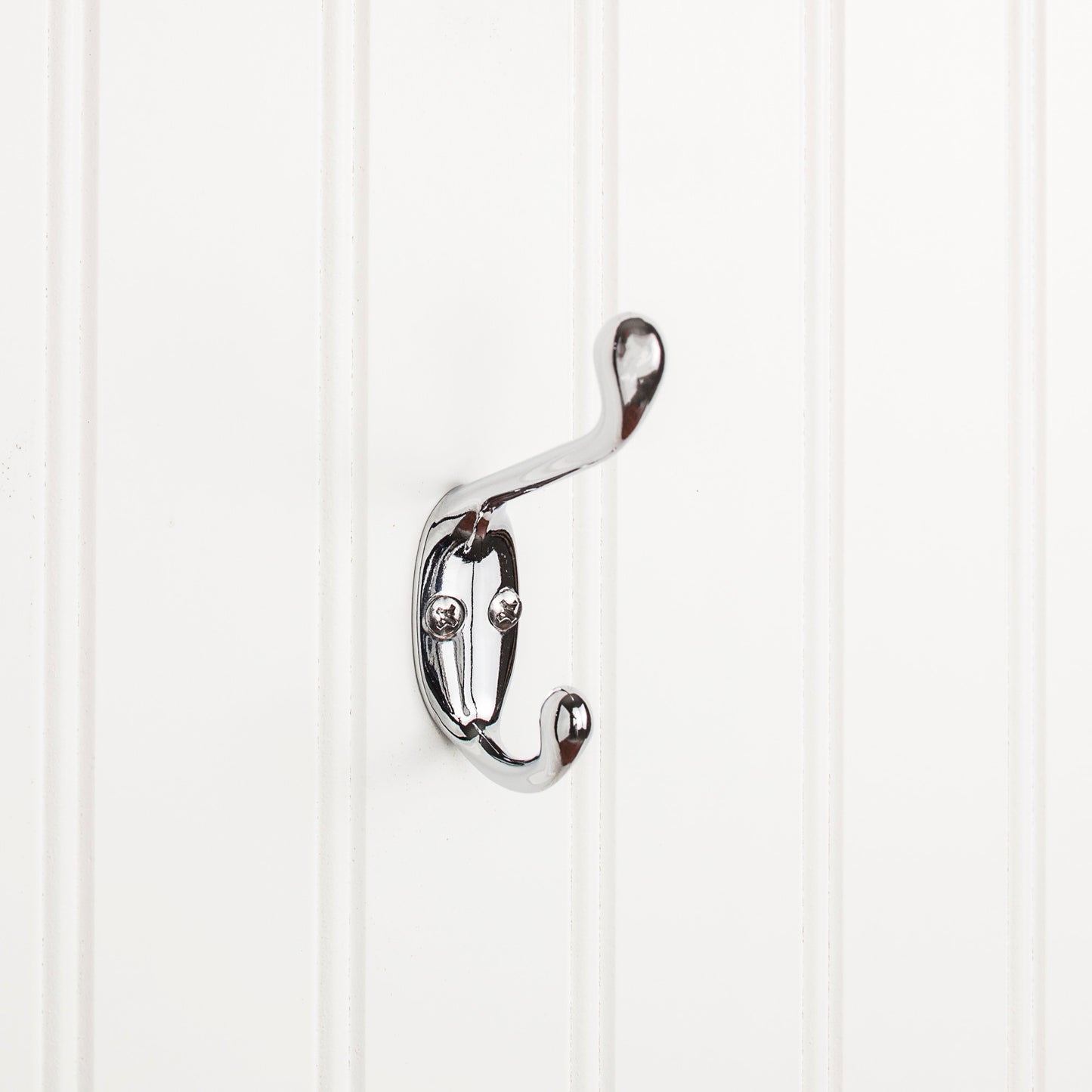 ELEMENTS YD40-337PC Elements Wall Double Hook - Polished Chrome