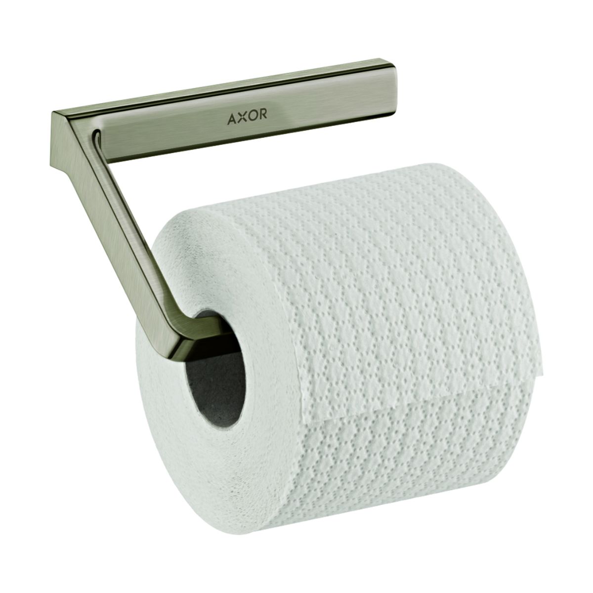 AXOR Universal SoftSquare Toilet Paper Holder without Cover in Chrome