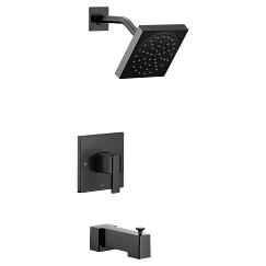 MOEN UTS3713BL 90 Degree 90 Degree M-Core 3-Series Tub/Shower - Matte Black
