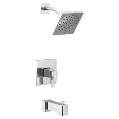 MOEN UTS4713EP 90 Degree M-Core 4-Series Tub/Shower - Chrome
