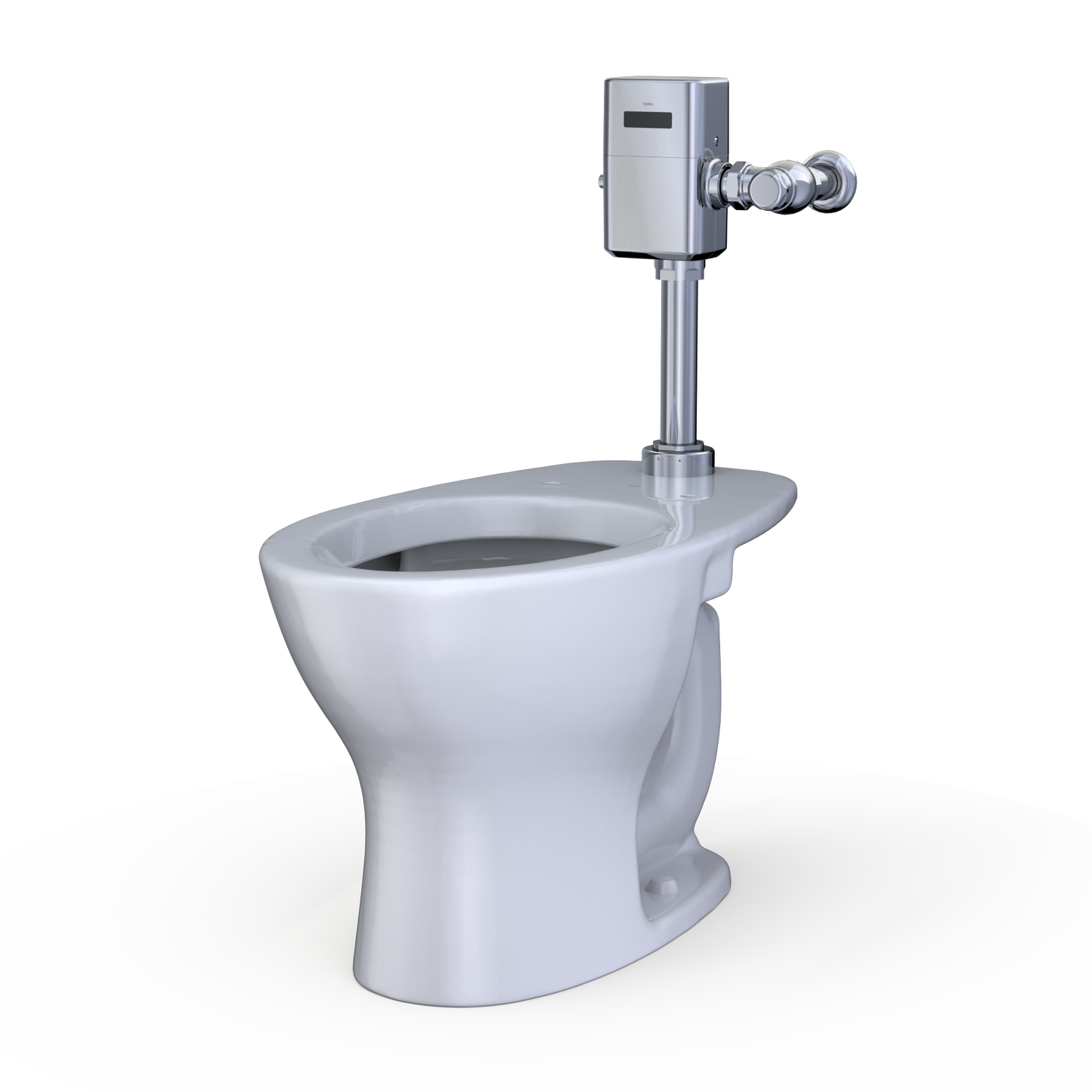 TOTO CT725CU#01 Tornado Flush Commercial Flushometer Floor-Mounted Toilet - Cotton White