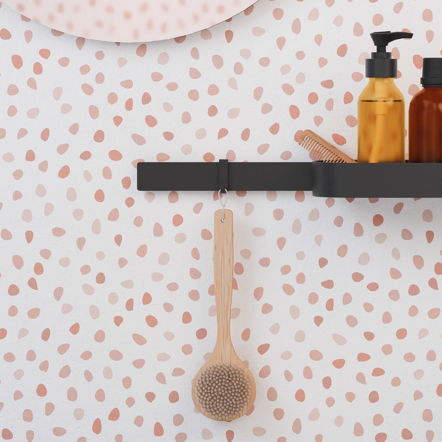 HANSGROHE 27914670 Matte Black WallStoris Modern Double Hook