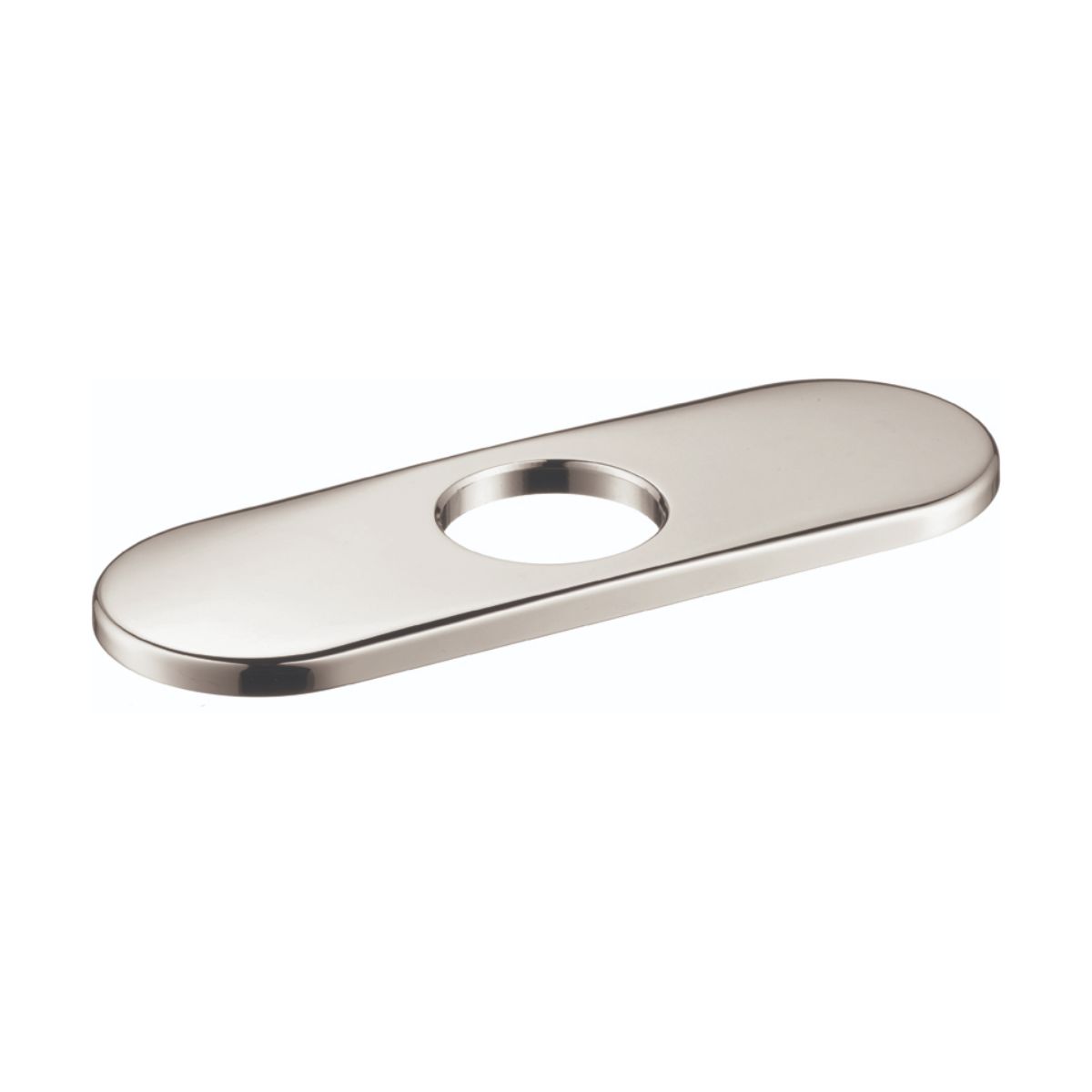 HANSGROHE 14018831 C Accessories Base Plate for Traditional Single-Hole Faucets, 6" in Polished Nickel