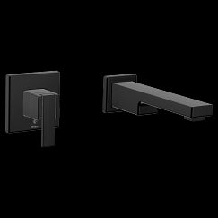 MOEN WTS911BL 90 Degree One-Handle Tub Filler In Matte Black