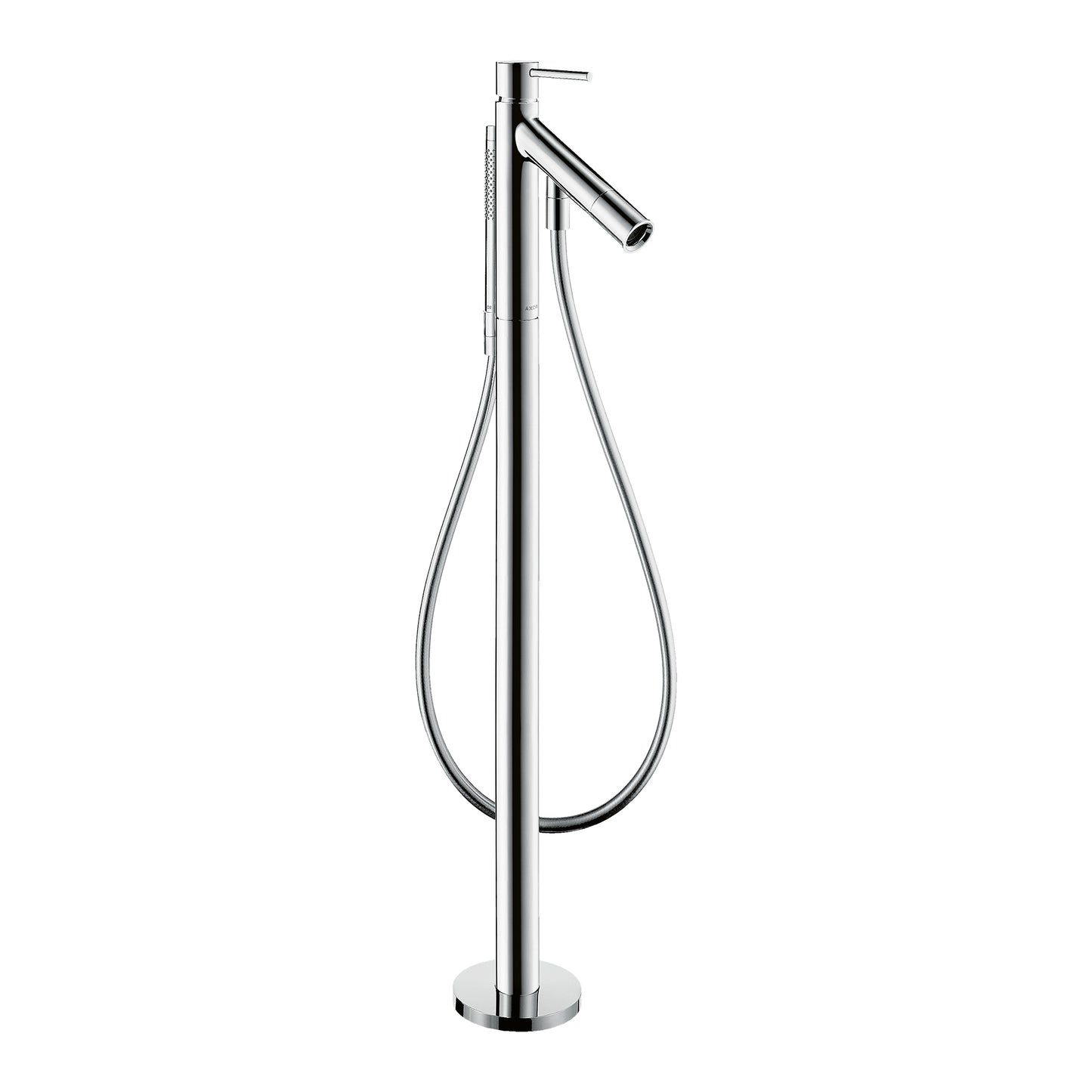 AXOR Starck Freestanding Tub Filler Trim with Lever Handle and 1.75 GPM Handshower in Chrome