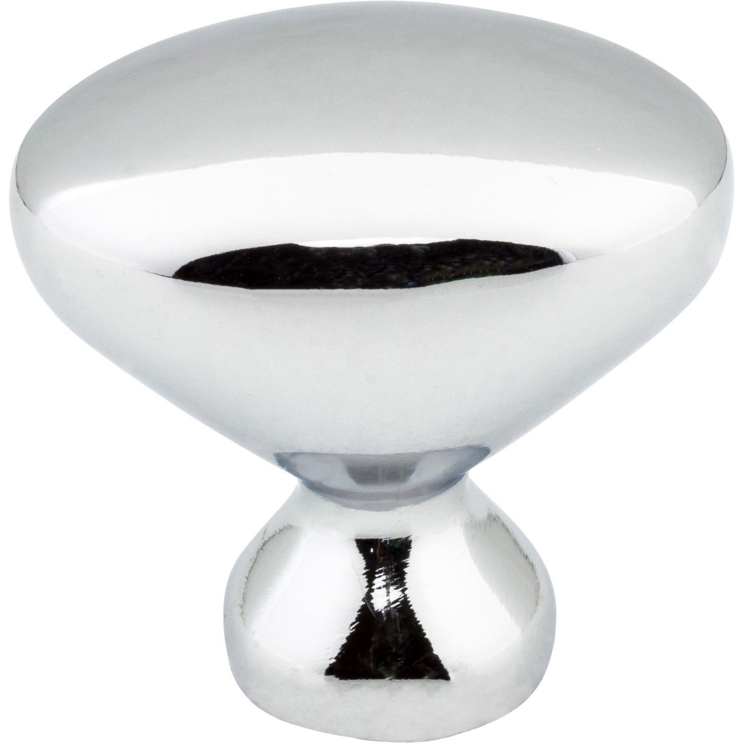 ELEMENTS 897L-PC Merryville 1-1/4" Length Oval Knob - Polished Chrome